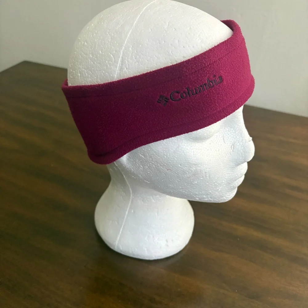 Columbia Pink Fleece Headband Warm ear warmer sporty fall running